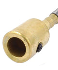 Close-up of a 2 Pack Flexible Inner Shaft Cable metal end for Bench Grinder, Drill Press, Garden Tools, 99cm built to last rotary drive.