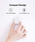 Zigbee Temperature And Humidity Sensor 3 Pack For Smart Home Climate Monitoring, thermometer hygrometer, compact wall-mounted unit, no tools needed