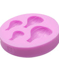 Pink hot air balloon silicone molds for chocolate, fondant and cake decorating, cupcake toppers, candy and sugar craft, gum paste.