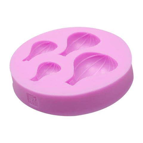 Pink hot air balloon silicone molds for chocolate, fondant and cake decorating, cupcake toppers, candy and sugar craft, gum paste.