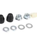Two Set E Bike Hub Motor Axle Lock Nut Kit with Washer Spacer and Cover for M12 and M14 Shafts