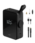 Cordless Tire Inflator With Digital Pressure Gauge 150 PSI Portable Air Pump For Car Bike Motorcycle And Balls 5000mAh Battery