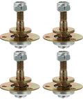 Rocking Chair Bearings Replacement Kit Four High Precision Metal Bearings For Rocking Chair Repair And Assembly With Durable Iron Plated Connectors For Smooth Glide And Easy Do It Yourself Fixes 2.04 By 0.78 By 0.78 Inches