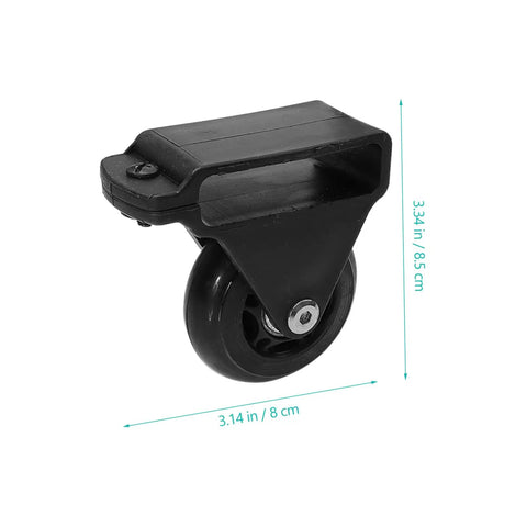 Retractable Caster Wheels For Heavy Duty Telescopic Ladders Machined From Solid Aluminum Alloy Ensuring Smooth Rollin Glide And Zero Sweat Assembly To Level Up Your Extension Ladder Setup