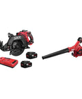 Heavy Duty Brushless Cordless Circular Saw Kit With 7-1/4 In Rear Handle Blade and Quick Jobsite Blower for DIY projects.