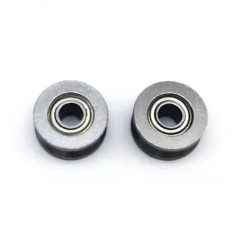 Heavy Duty V624ZZ 4x13x6mm V Groove Carbon Steel Deep Groove Ball Bearing 10 Pack for trace walking guide rails