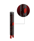 Two In One DIY Keyboard Tool With Switch Puller And Keycap Puller In Red For Easy Switch Removal And Keycap Lifting Rectangular Design With PC Housing close-up