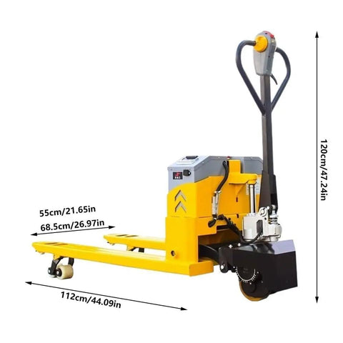 Top Tier Electric Pallet Jack With 4400 Lb Capacity And 48V Lithium Battery For Smooth Warehouse Moves And Supermarket Hauling Jobs Today