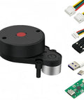 LD14P 360 Degree Lidar Sensor for Indoor and Outdoor Mapping and Obstacle Avoidance Pro Grade Plug and Play Omni Directional Scanning with Eight Meter Range SLAM Ready ROS1 ROS2 Compatible Serial Port Adapter with cables and adapter