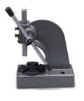 Heavy Duty Three Ton Manual Arbor Press With 11.3 Inch Stroke For Riveting Punching And Bending showing gray cast iron design and lever.