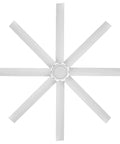 Big Kahuna 66 Inch Outdoor Ceiling Fan With App Control and Remote for Patios Decks and Porches in Matte White ceiling fan top view
