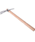 Stainless Steel Pickaxe Mattock For Gardening And Outdoor Tasks Multipurpose Digging Tool With Ergonomic Wooden Handle
