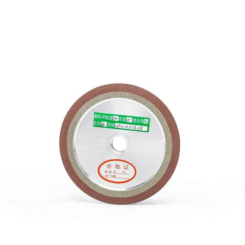 Five Diamond Grinding Wheel Cutter Grinder For Carbide Metal 125x32x8x8 150 To 400 Grit, Pro Grade, Front View