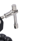 Pro Grade Soldering Clamp And Stand For Maintenance And Repair, Alloy Steel Welding Fixture With Rock Solid Holding And Adjustable Positioning, Compact Design For Precise Workbench Soldering, close-up clamp arm