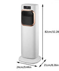 Two In One Evaporative Air Cooler And Portable Space Heater Tower Unit For No Sweat Setup Total Cool Breeze And Quick Warmth All Season Adjustable Modes For Home Office Compact Climate Control, 82cm tall, sleek design.