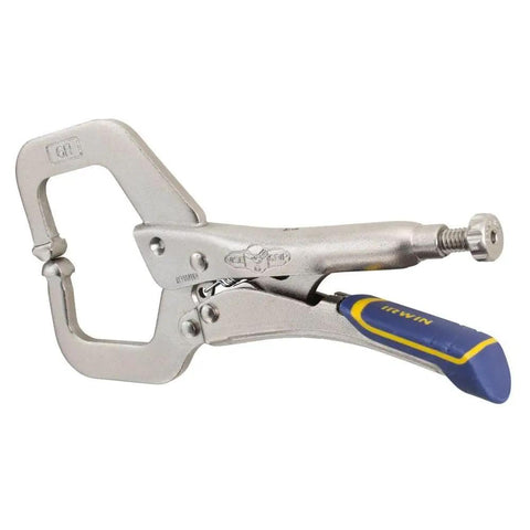 Welding Pliers With Fast Release Locking C Clamp 6 Inch Wide Opening Jaws For Varied Shapes Hex Key Pressure Adjustment