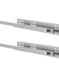 Hydraulic Soft Close Drawer Slides For Cabinets And Drawers Built Tough Ultra Quiet Smooth Glide Heavy Duty Cold Rolled Steel Construction