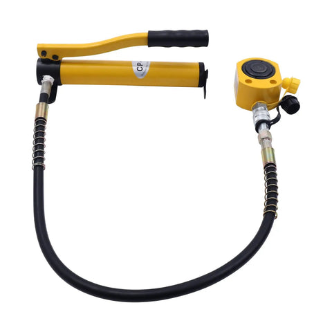 Badass 20 Ton Hydraulic Jack With Manual Hand Pump Low Profile Setup For Auto Repair And Rigging Quick Lift Handle Heavy Loads Reliable Shop Staple Built Drop Dead Tough And Ready To Roll