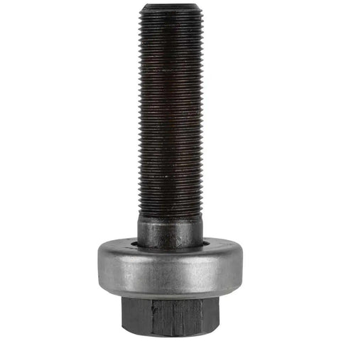 Draw stud for optimized knockout punch set for ten gauge mild steel with three quarters inch die, durable black finish.