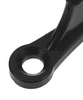 Close-up of Tough Black Nylon RV Door Catch Retainer Hook Replacement for your motorhome or camper.