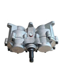 Soft Ice Cream Decelerator Replacement Part Compatible With Soft Ice Cream Machines, Durable Power Transfer Connector Keeps Your System Running Smoothly, Plug And Play Quick Assembly For Daily Use And Reliable Performance. silver metal gear decelerator with shaft