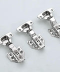Stainless Steel Ball Bearing Door Hinge 2 Pack Detachable Hydraulic Soft Close Concealed Easy Clip On Cabinet Hinges For Frameless Kitchens