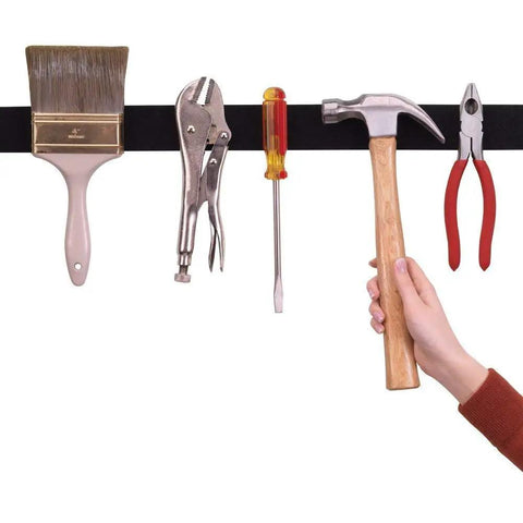 Heavy Duty Hook And Loop Fasteners Black 4 Ft By 2 In For Indoor And Outdoor Use With Tools Easily Attached