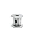 Heavy Duty HTD3M 12 Tooth Timing Pulley Machined From Solid Aluminum Alloy for CNC builds, featuring a smooth surface and 6mm bore.