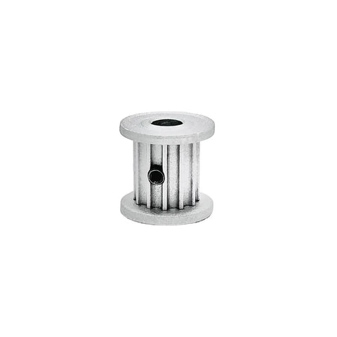 Heavy Duty HTD3M 12 Tooth Timing Pulley Machined From Solid Aluminum Alloy for CNC builds, featuring a smooth surface and 6mm bore.