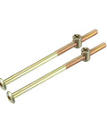 10 Piece M6 Furniture Bolt Nut Set With Hex Socket Screws And Barrel Nuts For Panel Furniture Includes 60 70 80 90 100 120mm Lengths