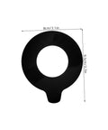 Heavy Duty Rubber Two Piece Flat Washers Kit For Excavators And Construction Machinery Noise Dampening Shim For Vibration Reduction Durable Rubber Pads Compatible With Various Models, 8cm x 9.5cm