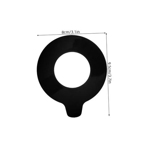 Heavy Duty Rubber Two Piece Flat Washers Kit For Excavators And Construction Machinery Noise Dampening Shim For Vibration Reduction Durable Rubber Pads Compatible With Various Models, 8cm x 9.5cm