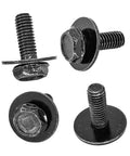 30 Pack M6 Hex Head SEMS Bolts 1.0 X 17mm With 18mm Washer Heavy Duty Oil Pan And Transmission Pan Bolts Replaces OEM 11508930