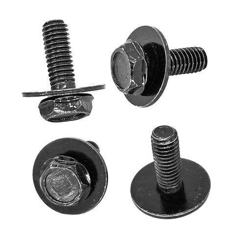 30 Pack M6 Hex Head SEMS Bolts 1.0 X 17mm With 18mm Washer Heavy Duty Oil Pan And Transmission Pan Bolts Replaces OEM 11508930
