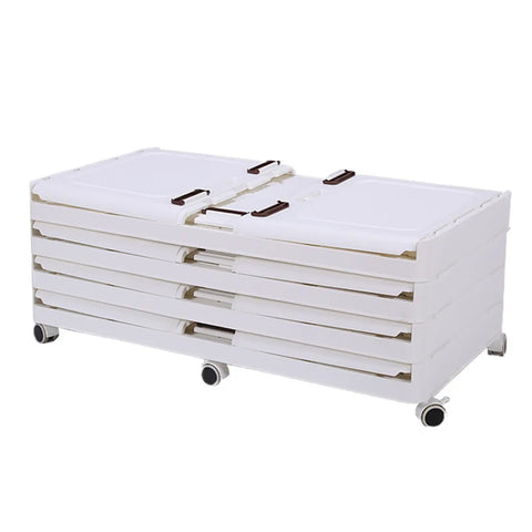 Hella Sturdy Stackable Storage Bins With Snap Shut Lids And Smooth Rolling Wheels For Closet Organization Slick Plastic Containers To Tame Your Rooms Effortlessly