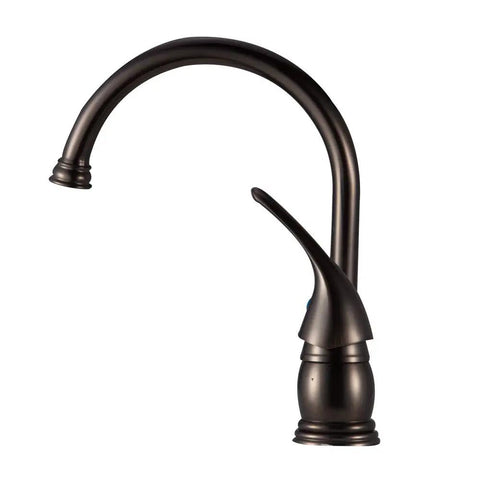 RV Gooseneck Kitchen Sink Faucet With Matching Side Sprayer, High Arc Spout, Single Lever Handle, Pro Grade Venetian Bronze