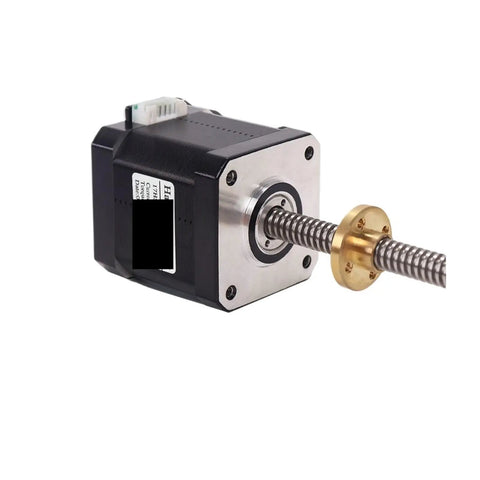 Nema 17 Closed Loop Stepper Motor Paired With Precision Lead Screw 17HS8401ST8 100 To 500Mm Travel Range Smooth As Butter And Rapid Response Built For Cnc Routers And 3D Printers