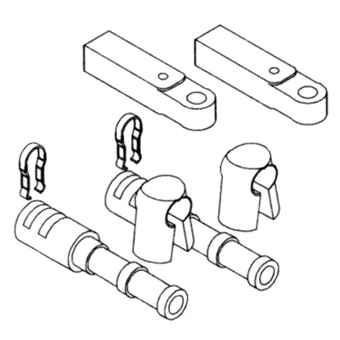 Mercury Outboard And IO Cable Adapter Kit For 3300 Cable, Marine Steering System Replacement Part, multicolored connectors
