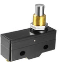 Panel Mount Snap Button Micro Limit Switch With 1NO 1NC, Rated 15A 125 250 380 VAC, Ideal For AC DC Control Circuits