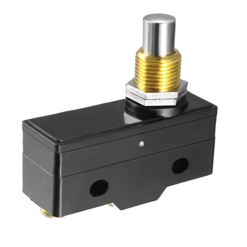 Panel Mount Snap Button Micro Limit Switch With 1NO 1NC, Rated 15A 125 250 380 VAC, Ideal For AC DC Control Circuits