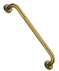 20 Inch Bronze Shower Grab Bar With Anti Slip Knurled Grip Antique Brass Finish Safe Bath Handrail For Bathroom Handicap