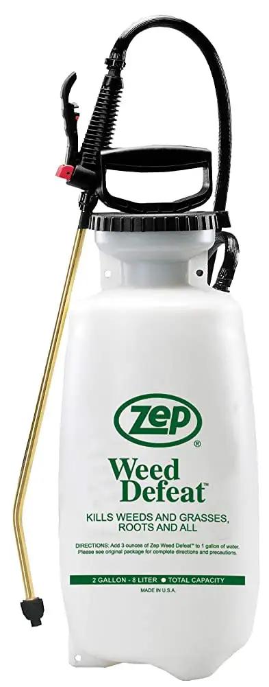 2-Gallon Pump Sprayer For Weeds With Rust-Proof Dent-Proof Poly Tank, Adjustable Brass Nozzle, Durable Design