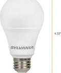 Sylvania ECO LED A19 light bulb, frosted finish, medium screw base