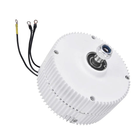 Cool 300-Watt Wind Generator With Precise Permanent Magnet Design For Tough Industrial Jobs, rotor with wires.