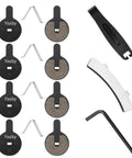 High Performance Disc Brake Pads Kit For Bikes And Electric Scooters 4 Pairs With Installation Tools full set view