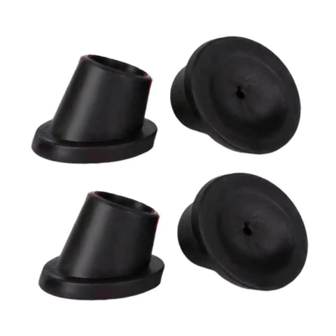 Heavy Duty Chair Leg Caps 4 Pack Rubber Feet Pads With Anti Slip Slope Tips For Commode Chair And Home Use 28mm Durable Protectors