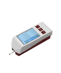 Portable Surface Roughness Tester With Bright Detachable Color Screen Built Damn Tough For Hella Precise Small Hole Profiling displaying measurements.