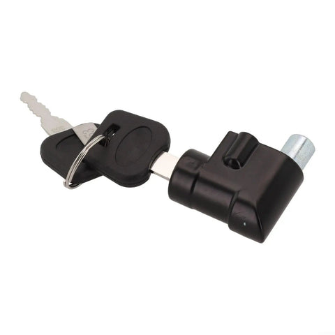 Electric Bike Battery Lock And Key Kit with metal and black plastic components, 5x3 cm, for secure battery storage