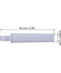 Gray Soft Close Damper Buffers Cabinet Door Shock Absorbers Drawer Quiet Cushion Stops Anti Slam Hardware 60mm soft close buffer detail.