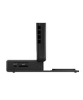Legit Thunderbolt 5 MacBook Docking Station delivering triple 4K 144Hz screens in clean space black shell, side view.